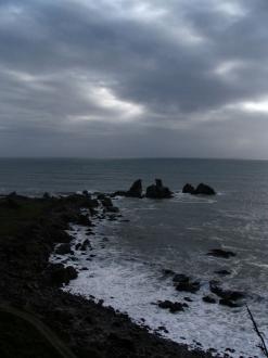 Rocky shore of the West Coast of New Zealand