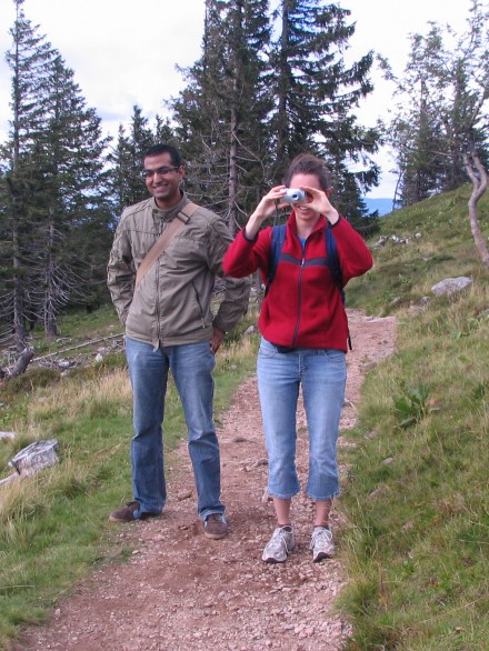 Vicki taking a photo of yours truly