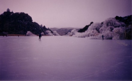 Manorburn dam bottom basin in 1990