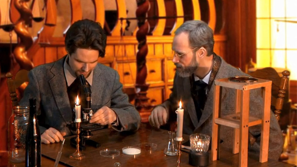 Louis Pasteur and Jean Baptiste Biot