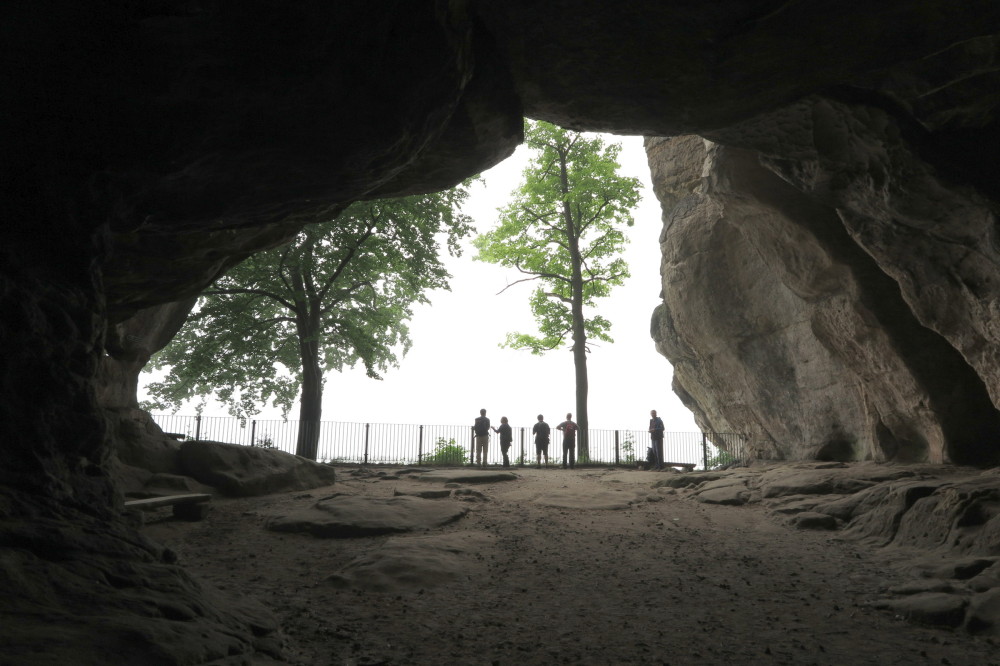 We took a detour through a tunnel