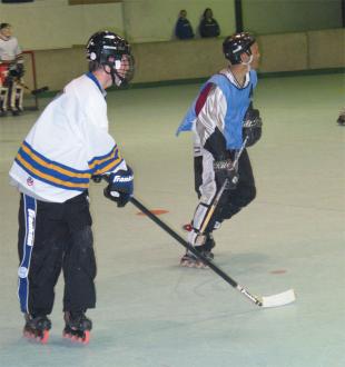 Ryan Hellyer (me) with the orange wheels. Vincent Giblin in the background.